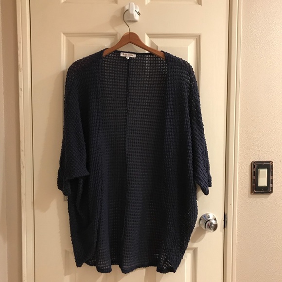 navy blue cardigan - Picture 2 of 6